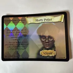 Harry Potter TCG Base Set Harry Potter #8/116 Hologram Rare Card Great Shape - Image 4