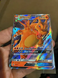 Pokemon TCG Charizard GX Full Art Holo Card SM211 Sun & Moon Black Star Promo - Image 2