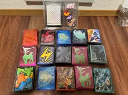Lot Of 15 Packs Of Pokemon Sleeves; ETB Deck Sleeve Card Protectors 151 Deck Box - Image 1