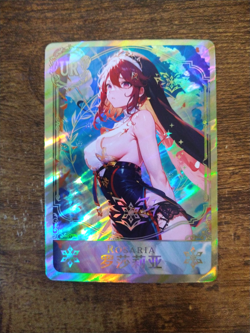 UR Beautiful Waifu Card - Rosaria - Goddess Story Genshin Impact FOIL - Image 1