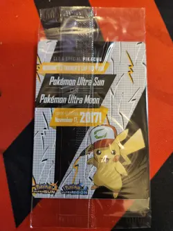SEALED Ash’s Pikachu TCG SM108 2017 Promo Card Pokemon "I Choose You" - Image 2