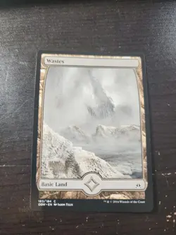 MTG Wastes (#183) (Full Art) - Oath of the Gatewatch Card # 183 m13 - Image 1