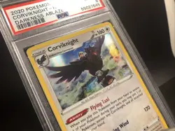 Corviknight Holo Rare 156/189 Darkness Ablaze PSA 8 Graded Pokemon Card - Image 3