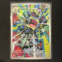 Loudred 212/182 Sv04: Paradox Rift Holo Pokemon Card TCG NM Condition - Image 1
