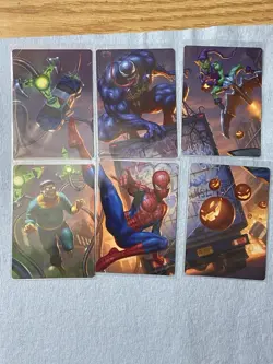 MTG Spider-Man COMPLETE SET of Borderless [Foil] Continuous Art Rares Sealed - Image 3
