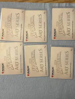 MTG Spider-Man COMPLETE SET of Borderless [Foil] Continuous Art Rares Sealed - Image 4