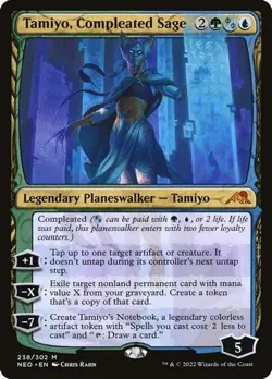 Tamiyo, Compleated Sage - Foil NEO NM MTG - Image 1