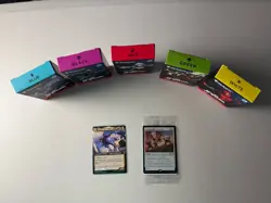Magic The Gathering Spiderman Welcome Decks Full Set + Peter Parker + TMNT Promo - Image 2
