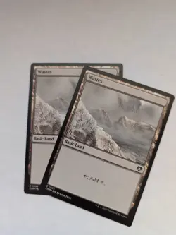 2X WASTES 1055 Commander Masters MTG Magic NM - Image 1