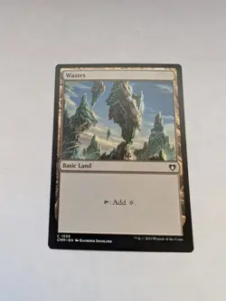 Wastes (1056) Commander Masters Regular MTG NM - Image 1