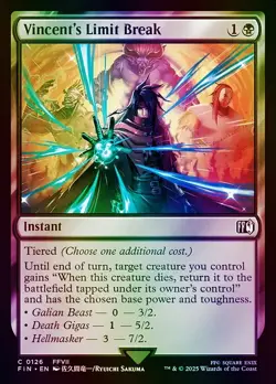 Vincent's Limit Break FINAL FANTASY (FIN) NM MTG Foil - Image 1