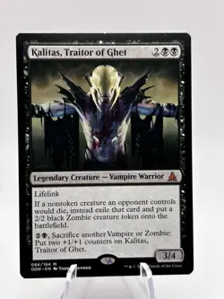 Kalitas, Traitor of Ghet 086/184 Oath of the Gatewatch OGW MTG LP - Image 1