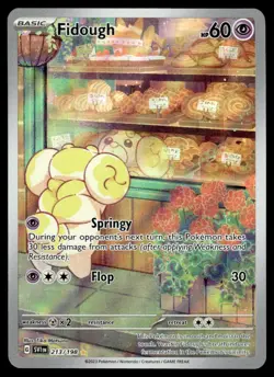 2023 Pokemon Scarlet & Violet 213/198 Fidough Light Play - Image 1
