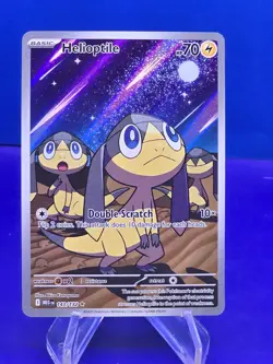 Pokemon Helioptile 143/132 Mega Evolution Illustration Rare Holo NM - Image 1