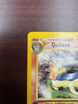 Pokemon TCG Quilava 47/111 Neo Genesis Regular 1st Edition Vintage LP - Image 3