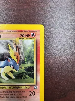 Pokemon TCG Quilava 47/111 Neo Genesis Regular 1st Edition Vintage LP - Image 4