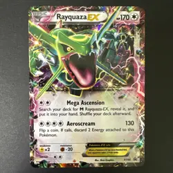Rayquaza EX XY66 Holo Ultra Rare Black Star Promo Pokemon TCG (LP) - Image 1