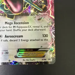 Rayquaza EX XY66 Holo Ultra Rare Black Star Promo Pokemon TCG (LP) - Image 4