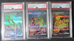 PSA 10 Pokemon Iron Leaves Iron Crown Iron Boulder set Ex Sv5m SAR Japanese - Image 1