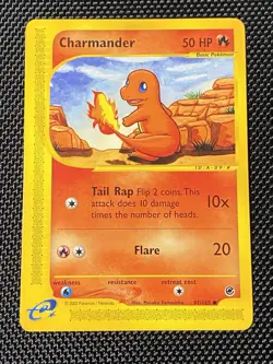 Pokemon TCG Charmander 97/165 Expedition Base Set E-Reader - NM/LP 🔥 - Image 1