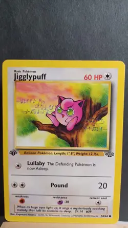 Jigglypuff 1st Edition [LP] - Pokemon TCG Jungle 54/64 [Common] - Image 1