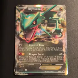 Rayquaza EX BW47 LP/NM 2012 Pokemon, Black & White Promos, Holo Black Star Promo - Image 1