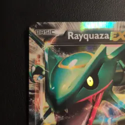 Rayquaza EX BW47 LP/NM 2012 Pokemon, Black & White Promos, Holo Black Star Promo - Image 3