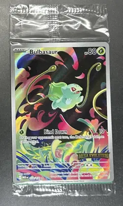 Pokemon Mega Evolution Bulbasaur 133/132 Stamped And Sealed - Image 1
