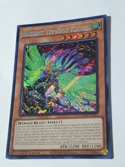 Yugioh! Radiant Typhoon Krosea Secret Rare DOOD-EN015 1st Edition NM - Image 2