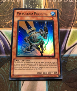 *** FISHBORG BLASTER *** (SPANISH) SUPER RARE TU06-EN004 TURBO PACK (LP) YUGIOH! - Image 1