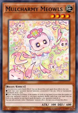 Mulcharmy Meowls Yu-Gi-Oh! L5DD-ENA14 1st Common - Image 1