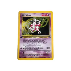 Mr. Mime 06/64 Jungle Holo First Edition. Light Ware / Scratches Cards See Pics - Image 1