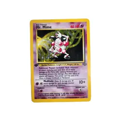 Mr. Mime 06/64 Jungle Holo First Edition. Light Ware / Scratches Cards See Pics - Image 2