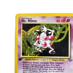 Mr. Mime 06/64 Jungle Holo First Edition. Light Ware / Scratches Cards See Pics - Image 4
