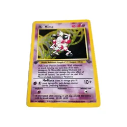Mr. Mime 06/64 Jungle Holo First Edition. Light Ware / Scratches Cards See Pics - Image 5