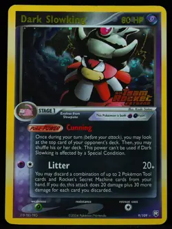 Dark Slowking #9 NM- Stamped Reverse Holo Pokemon Card - Image 1