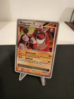 Rhyperior Lv.X DP29 Black Star Promo Ultra Holo Pokemon Card - Image 1
