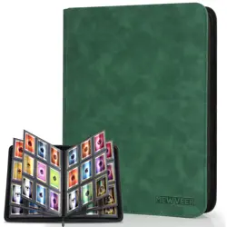 Top Loader Card Binder, Holds 252 Top Loaders Storage, 9 Pockets Trading Card... - Image 1