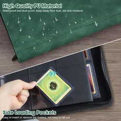 Top Loader Card Binder, Holds 252 Top Loaders Storage, 9 Pockets Trading Card... - Image 4