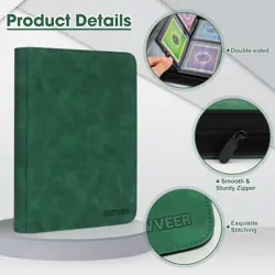 Top Loader Card Binder, Holds 252 Top Loaders Storage, 9 Pockets Trading Card... - Image 5