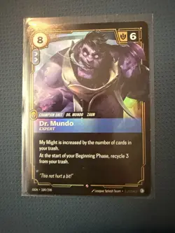 Riftbound Mundo Card Origins OGN 109/298 League Of Legends English - Image 1