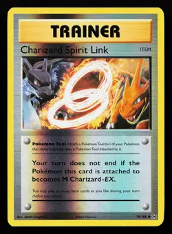 Charizard Spirit Link 75/108 Reverse Holo XY Evolutions Pokemon Card - Image 1