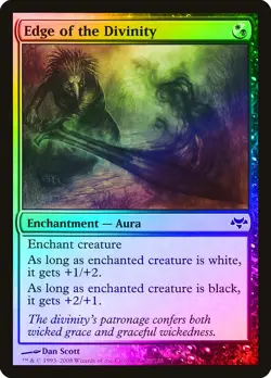 Edge of the Divinity FOIL Eventide HEAVILY PLD White Black Common CARD ABUGames - Image 1