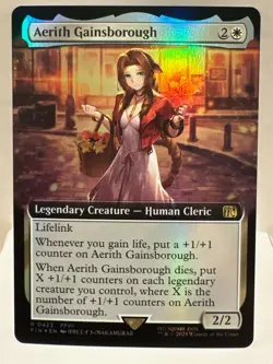 Aerith Gainsborough (Extended Art) Final Fantasy Foil Near Mint - Image 1