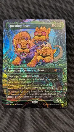 Questing Beast (Halo Foil) Secret Lair Countdown (SLC) - Near Mint Halo - Image 1