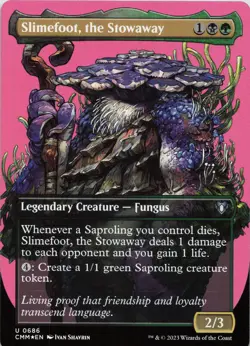 Slimefoot, the Stowaway (Borderless) - FOIL - U Commander Masters 686 - MTG - Image 1