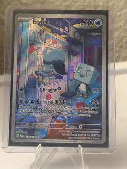 Eiscue 205/193 Pokemon TCG S&V Paldea Evolved Illustration Rare English - Image 1