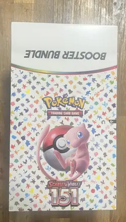 FACTORY SEALED Pokemon 151 Booster Bundle Display Case - Image 1
