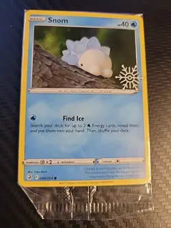 Pokemon Snom 084/264 Holiday Calendar Holofoil Promo Sealed - Image 1