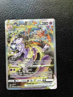 Mewtwo VSTAR GG44/GG70 Pokemon Crown Zenith Galarian Gallery 2023 NM - Image 2